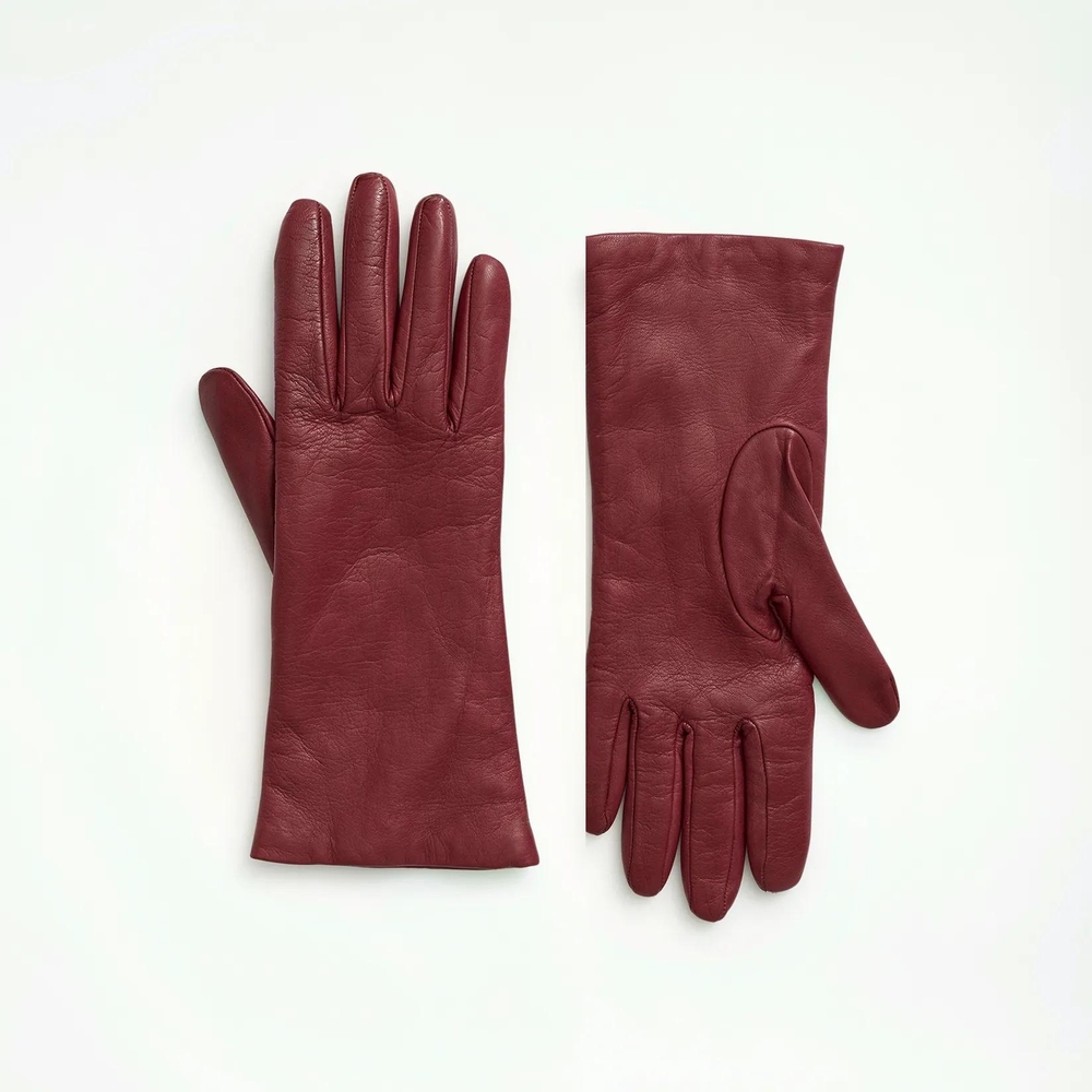 NWT Brooks Brothers Lambskin Gloves with Cashmere Lining